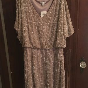 Cache Sequin Cocktail Dress